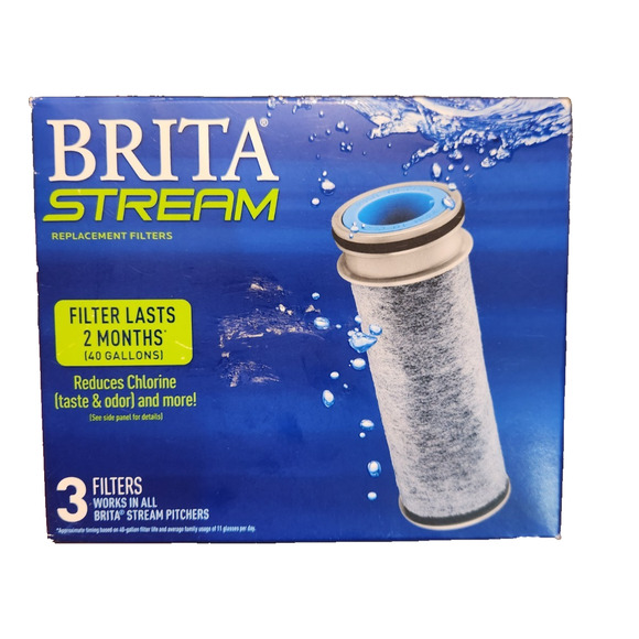 Brita Stream Pitcher Replacement Water Filter – 3‑Count - Picture 1 of 3